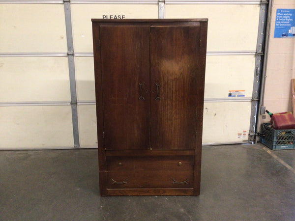 Antique walnut wardrobe