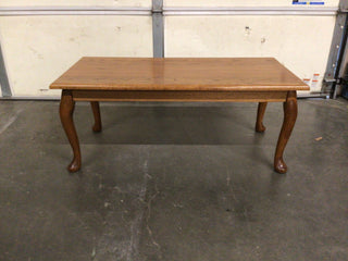 Solid oak coffee table