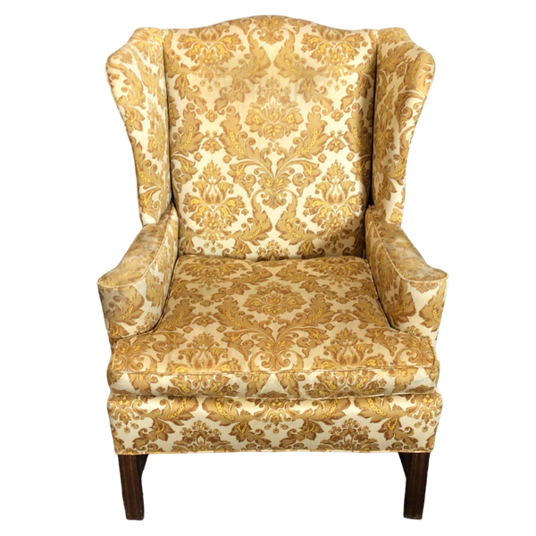 North Hickory Gold Wingback Chair