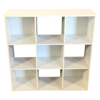 White Nine Cube Organizer