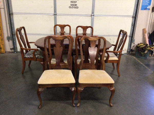 Nine Piece Cherry Dining Set