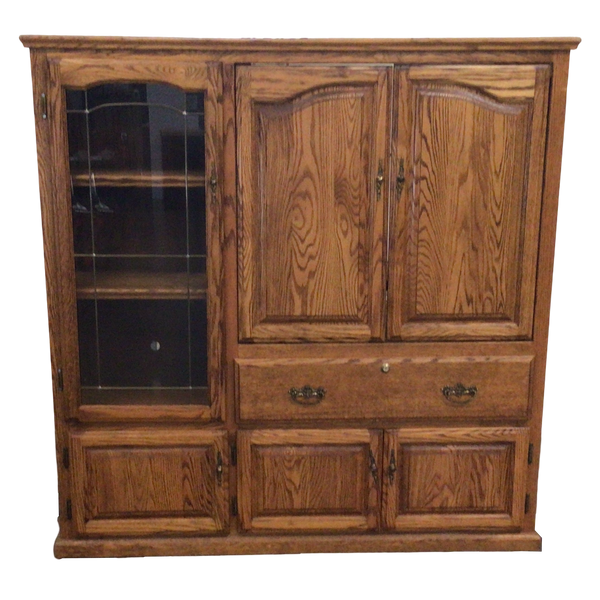 Oak Entertainment Stand