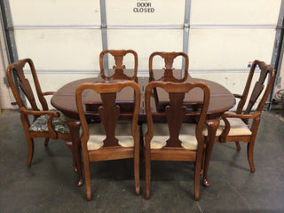 Nine Piece Cherry Dining Set