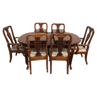 Nine Piece Cherry Dining Set