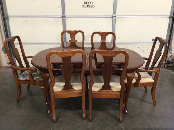 Nine Piece Cherry Dining Set