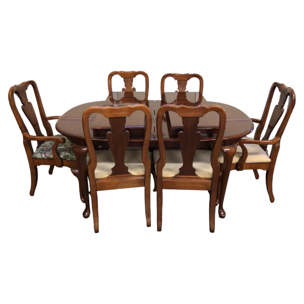 Nine Piece Cherry Dining Set