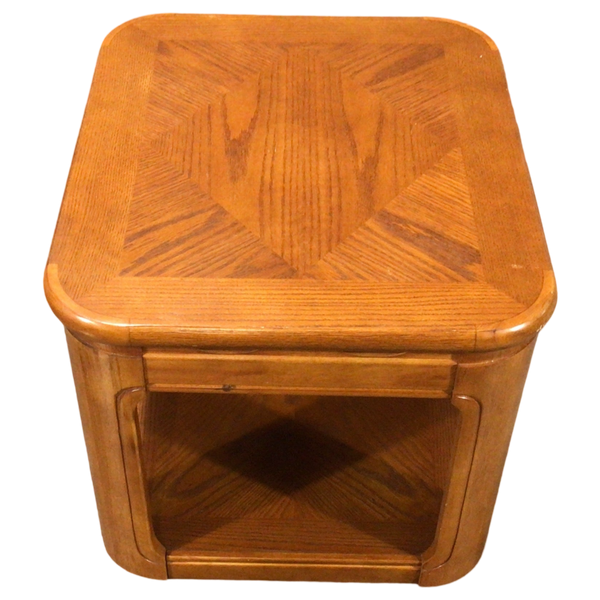 Oak End Table