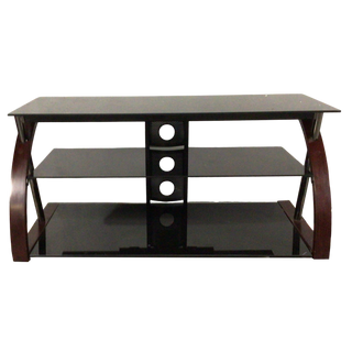 Three Tier Glass Tv Stand