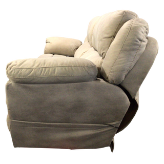 Beige Electric Reclining Massage Sofa