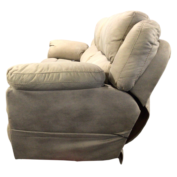 Beige Electric Reclining Massage Sofa