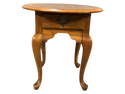 Oval Oak End Table