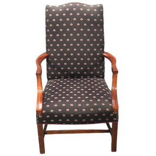 Black Wood Arm Chair