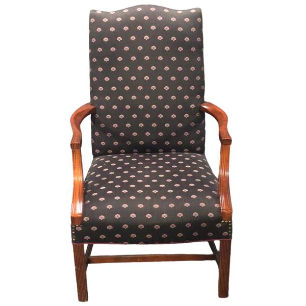 Black Wood Arm Chair