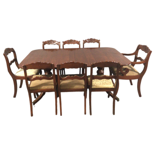 Nine Piece Cherry Dining Set
