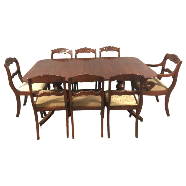 Nine Piece Cherry Dining Set