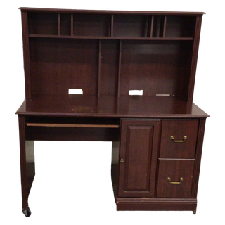Cherry Desk With Hutch