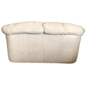 Cream Colored Leather Sofa