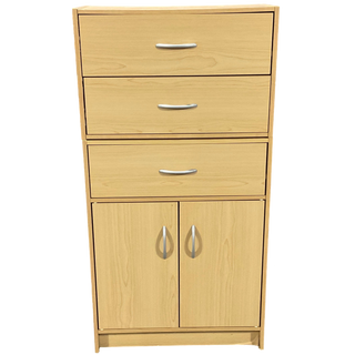 Blonde Three Drawer Cabinet