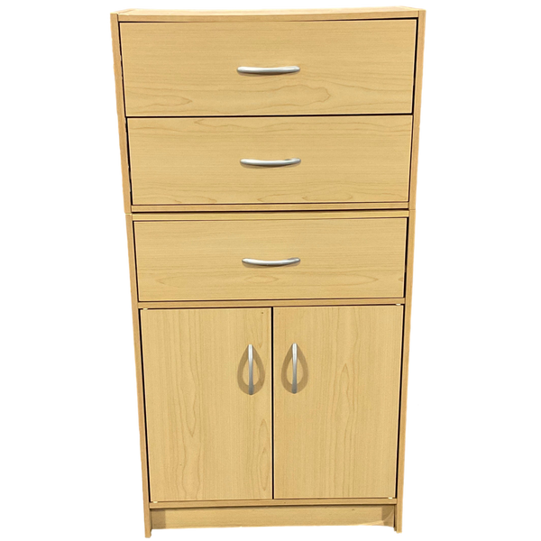 Blonde Three Drawer Cabinet