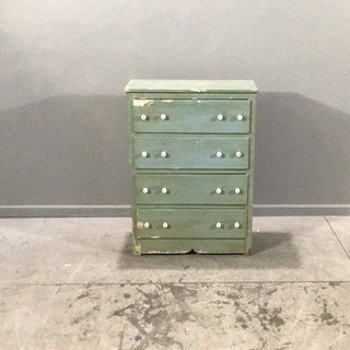 Turquoise Four Drawer Dresser