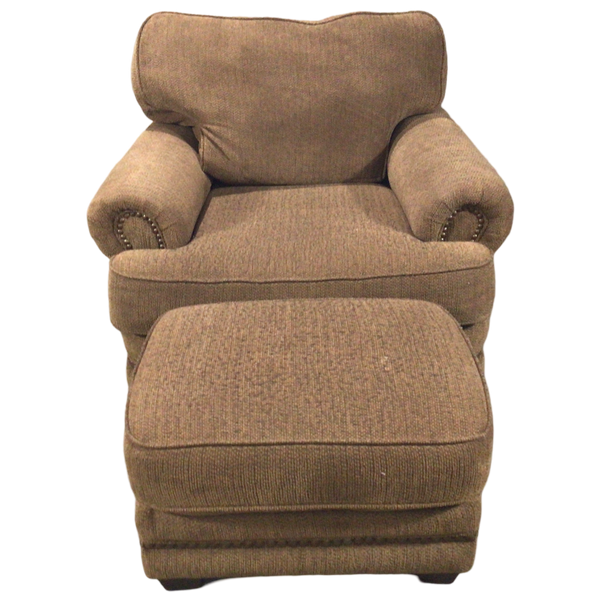 Brown Lane Furniture Chair With Ottoman