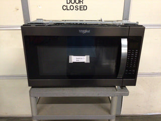 Black Whirlpool Over Stove Microwave
