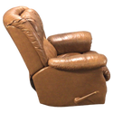 Brown Leather Rocking Recliner