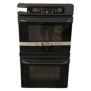 Black GE Double Oven