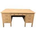 Peach Colored Wooden Desk