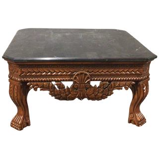 Ornate Granite Top Coffee Table