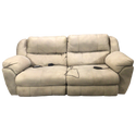 Beige Electric Reclining Massage Sofa