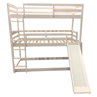 White Triple Bunk Bed