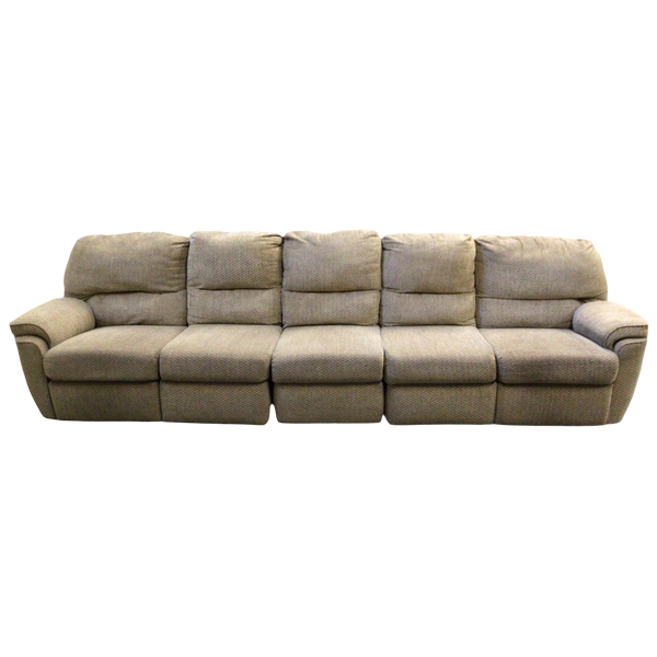 Light Brown Five Piece Sofa