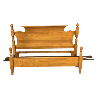 Queen Size Oak Bed