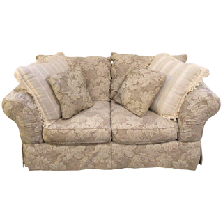 Cream Floral Sofa