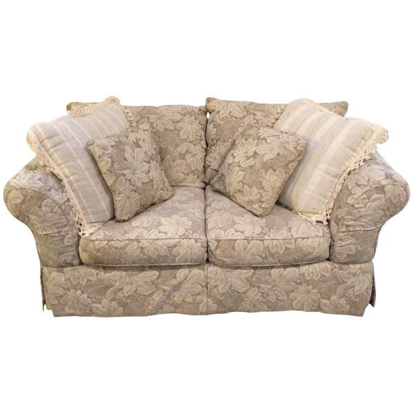 Cream Floral Sofa
