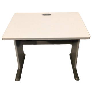 Small Gray Office Desk