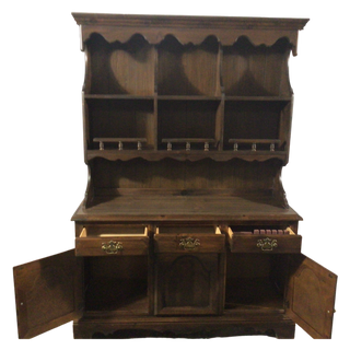 Dark Brown Hutch