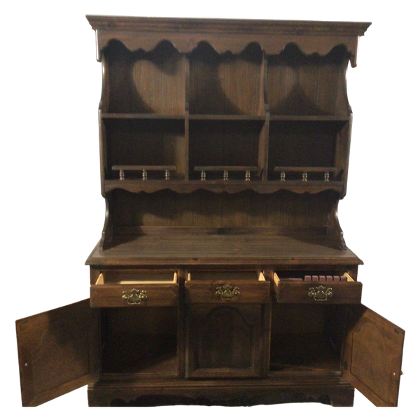 Dark Brown Hutch