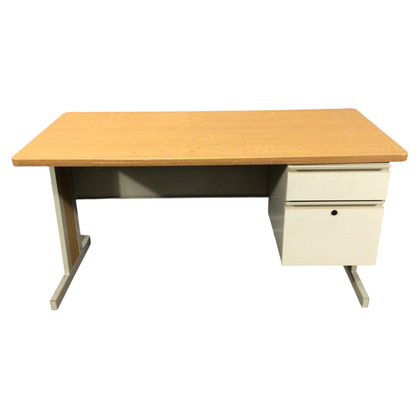 Metal Wood Top Desk