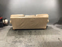 Tan leather sofa