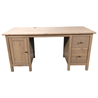 Light Brown Two Drawer Desk