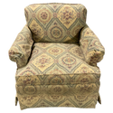 Skirted Floral Pattern Chair