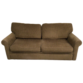 Brown Two Person Sofa