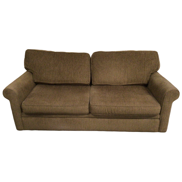 Brown Two Person Sofa