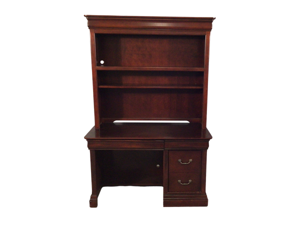 Cherry Desk with Hutch